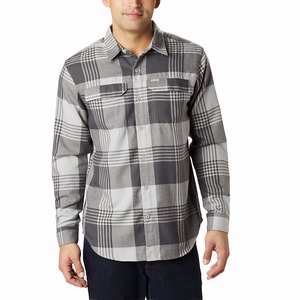 Columbia Silver Ridge™ 2.0 Flannel Skjorta Herr Grå/Svarta (NAKLB2851)